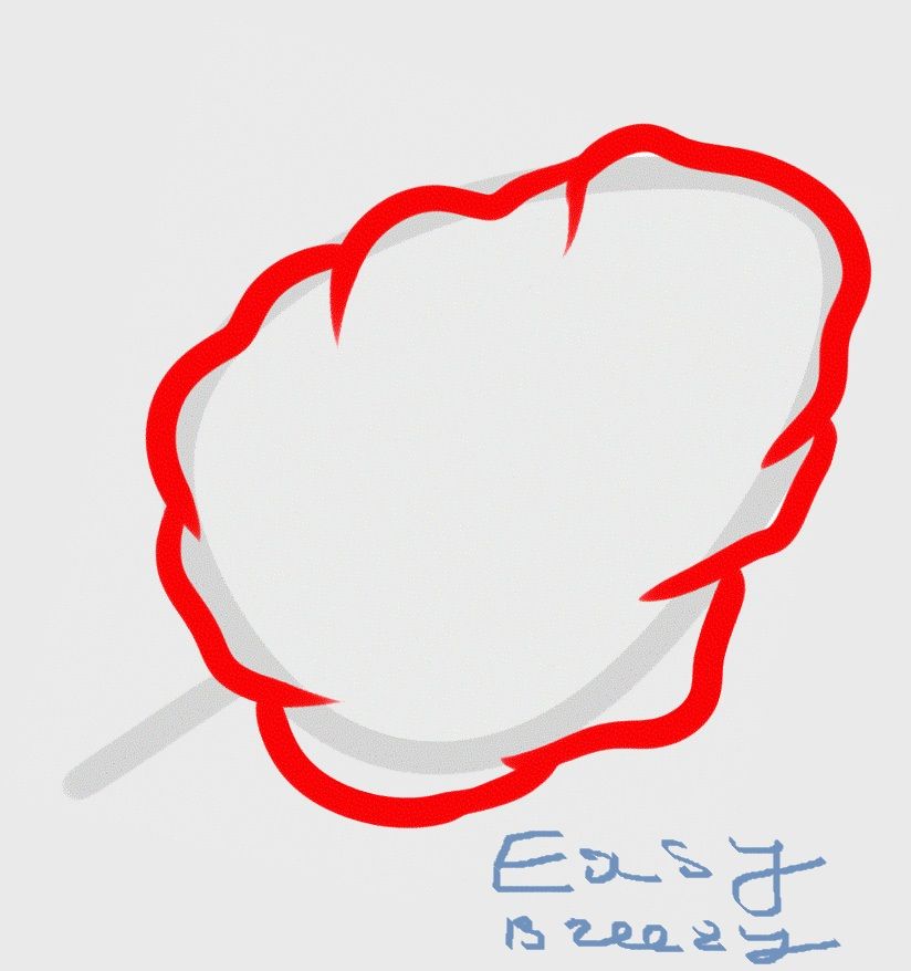 824x878 Drawing Delicius Sugar Cotton Candy