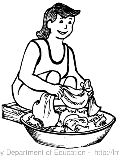 395x521 Laundry Drawing Cotton Clothes Transparent Png Clipart Free