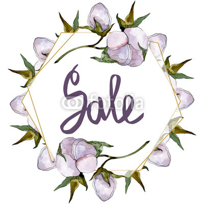 400x400 cotton floral botanical flower wild spring leaf wildflower