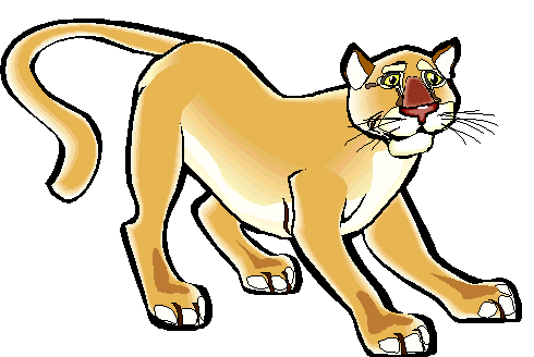 490x328 Collection Of Free Cougar Drawing Cartoon Download On Ui Ex