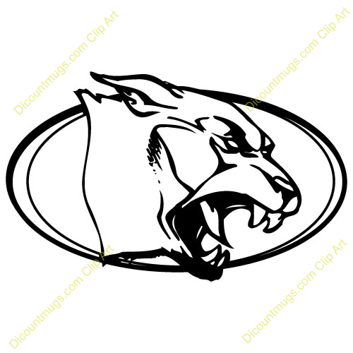 500x500 Cougar Head Clip Art Clipart Cougarhead