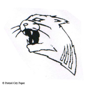 349x349 Cougar Head Stamp Pretzel City Paper