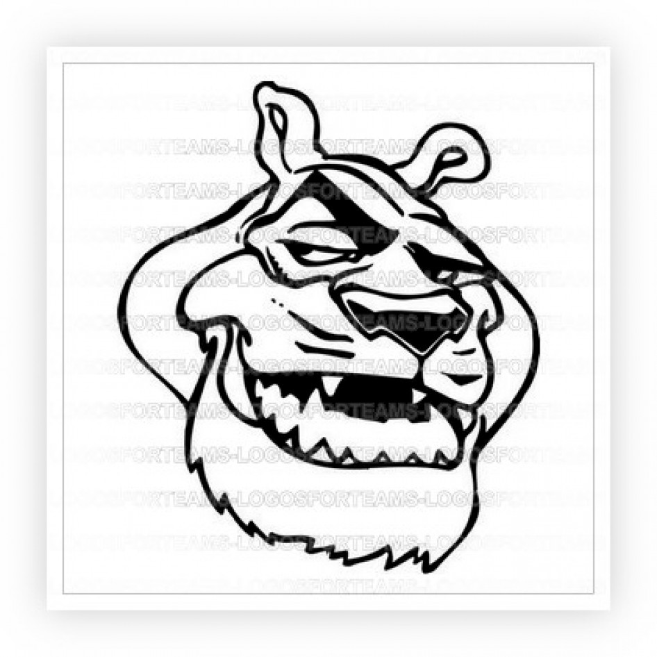 946x946 Mascot Logo Part Of A Smiling Cougars Head