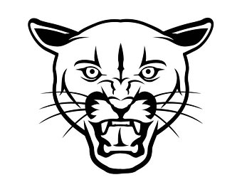 Cougar Line Drawing | Free download on ClipArtMag