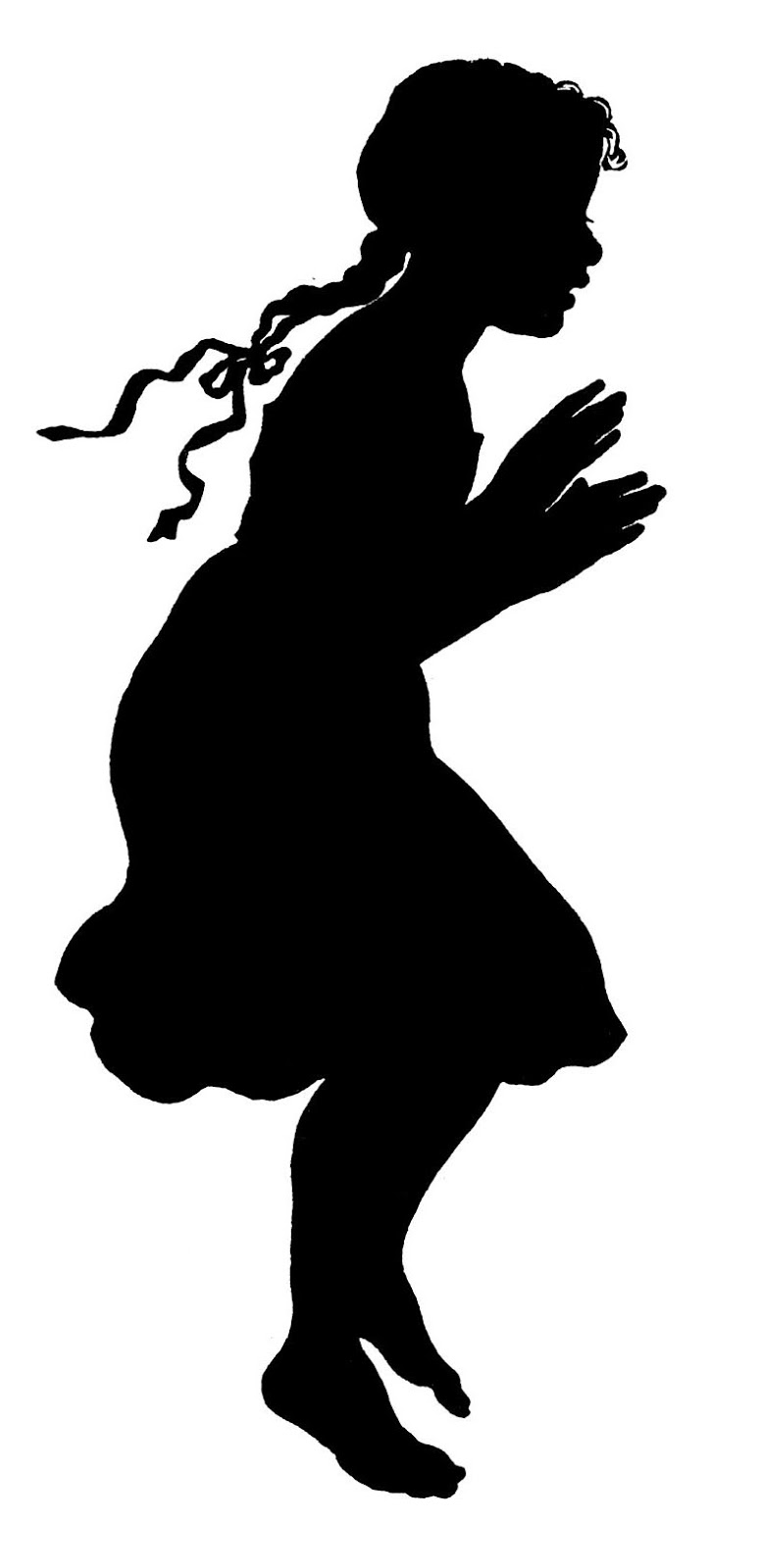 775x1600 Country Girl Silhouette