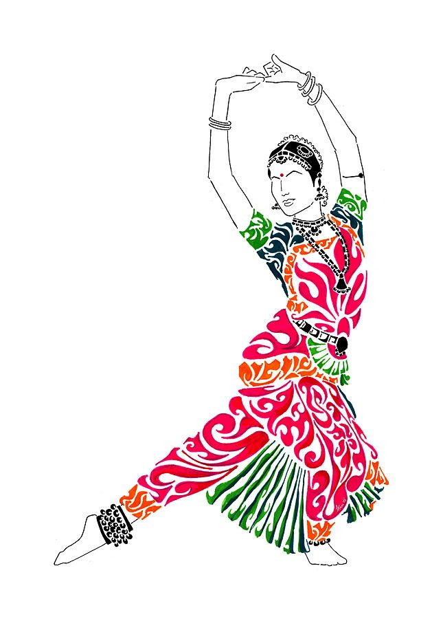 645x900 Bharatanatyam Painting