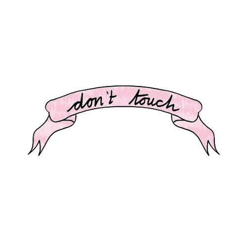 500x500 Donttouch Banner Tumblr Couple Freetoedit