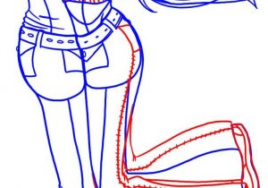 300x210 Couple Hugging Drawing Step