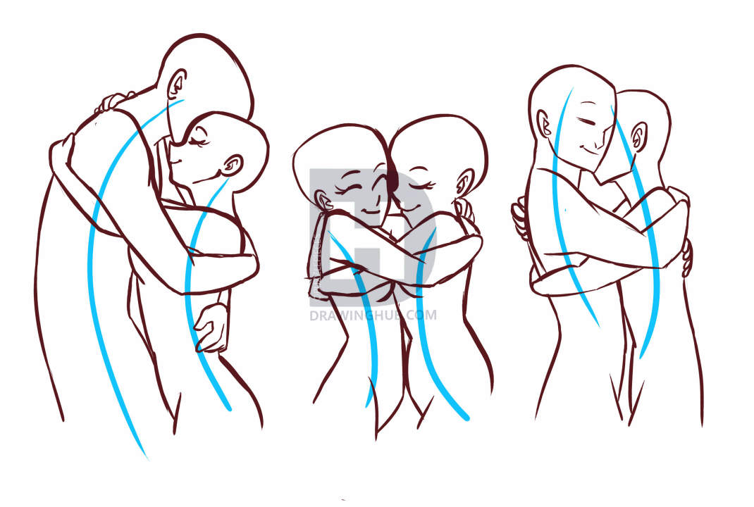 1070x720 How To Draw Anime Couples, Step
