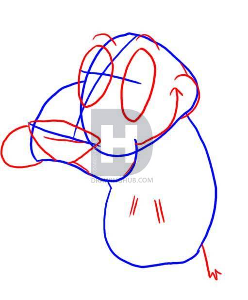 511x618 How To Draw Courage, Step