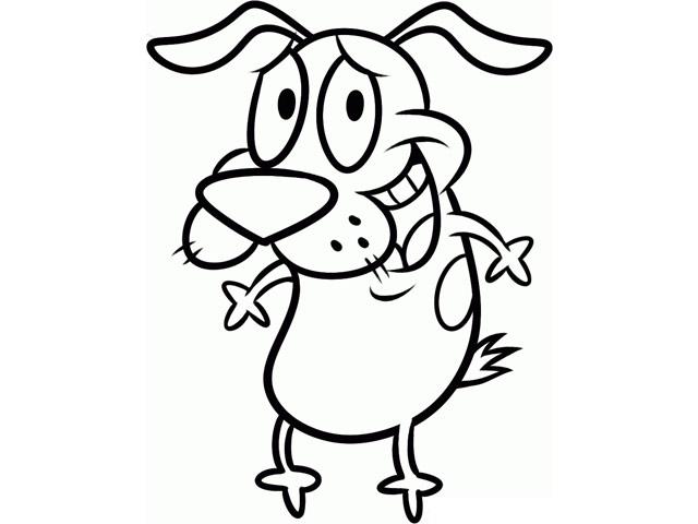 Courage The Cowardly Dog Drawing | Free download on ClipArtMag