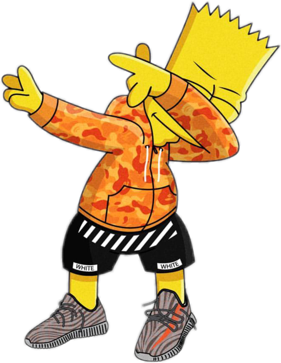 895x1154 bart drawing supreme transparent png clipart free download