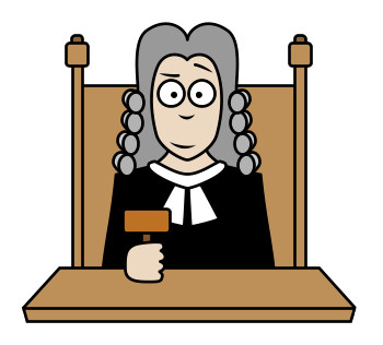 350x316 Drawing A Cartoon Judge