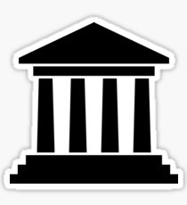 210x230 Courthouse Drawing Stickers Redbubble