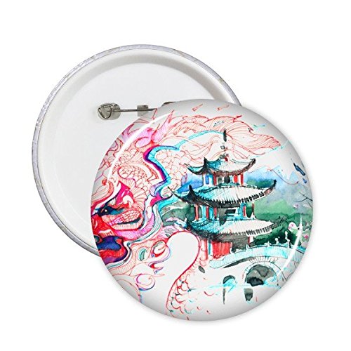 500x500 China Chinese Dragon Bridge Tower Traditional Culture