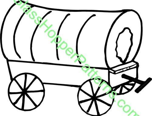 500x383 Etched Covered Wagon Glasshopper Patterns, Llc
