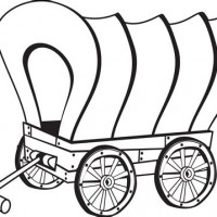 200x200 conestoga wagon coloring