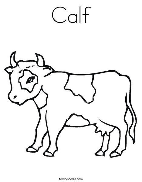 468x600 Calf Coloring