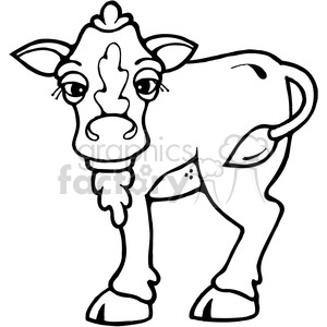 300x300 Hefer Calf Cow Clipart Royalty Free Clipart