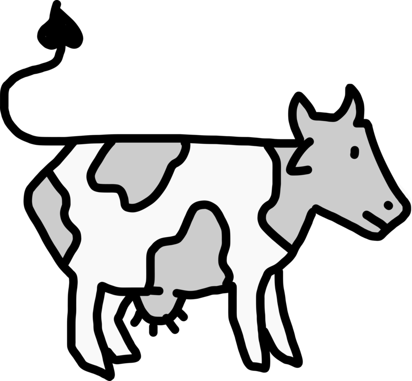 811x750 Huge Collection Of 'dairy Cow Drawing' Download More Than