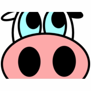 320x320 Hd Cartoon Cow Face