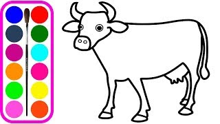 320x180 Cow Drawing Easy Videos