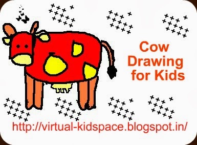 Cow Drawing For Kids