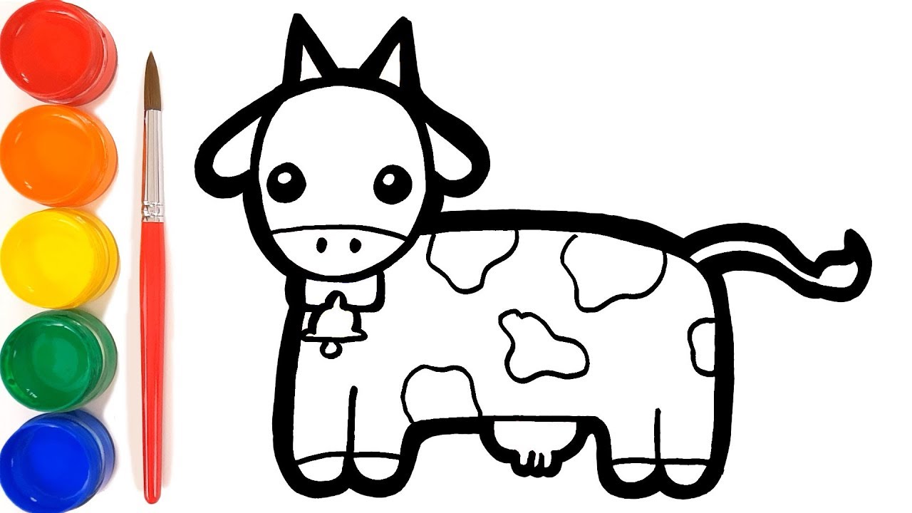 Cow Drawing For Kids | Free download on ClipArtMag