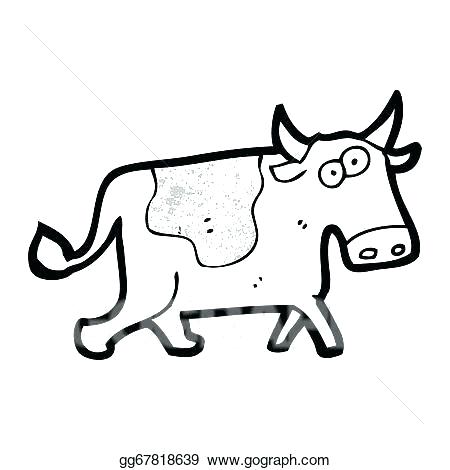 450x470 Cartoon Cow Drawing Cartoon Drawing Tutorials Step