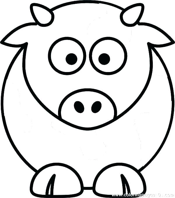 600x679 Coloring Pages Cow Cow Face Coloring Pages Cows