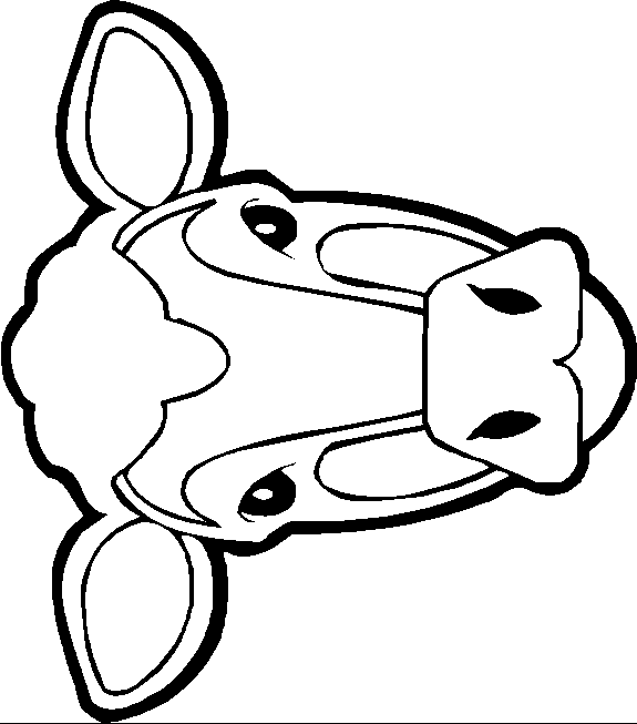 575x653 Cow Head Drawing Images Pictures