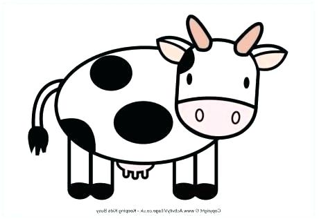 460x317 Cartoon Cow Drawing Zupa