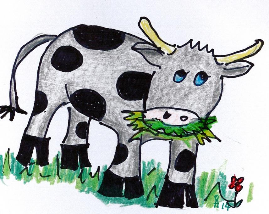 856x680 Cow Nature Drawings Pictures Drawings Ideas For Kids Easy