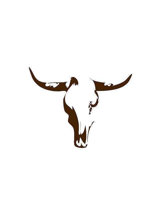 525x700 Minimalist Bull Skull Poster Drawing Inspiration And Tattoos