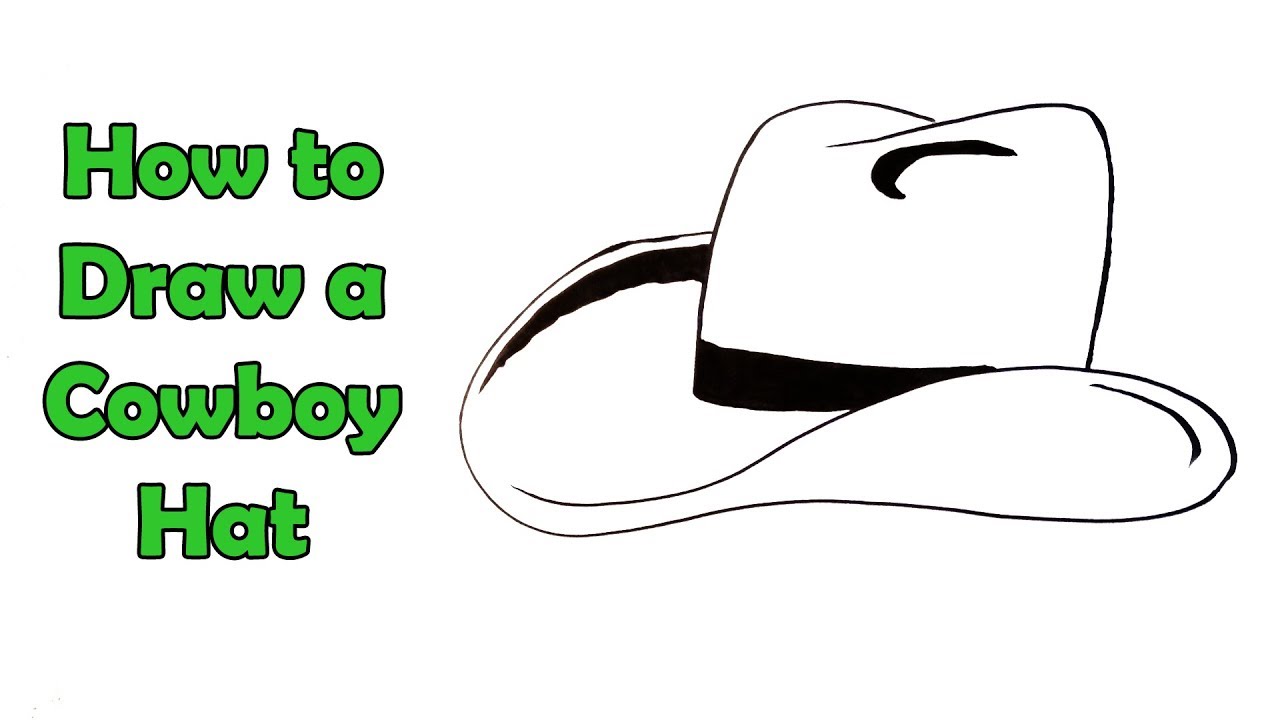 1280x720 How To Draw A Cowboy Hat
