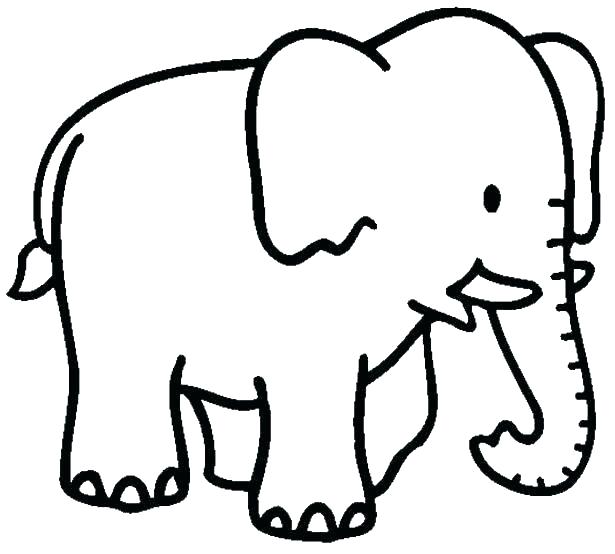 615x554 Elephant Coloring Picture Mindmasseuse