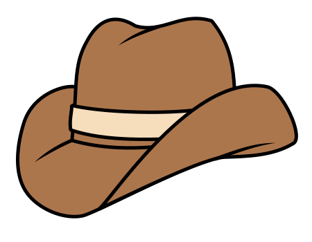 450x350 Drawing A Cartoon Cowboy Hat