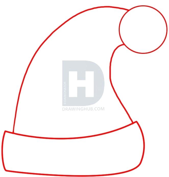 662x697 How To Draw A Hat Image Titled Outline Shape Step Draw Hat