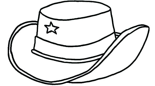 600x333 Cowboy Hat Template