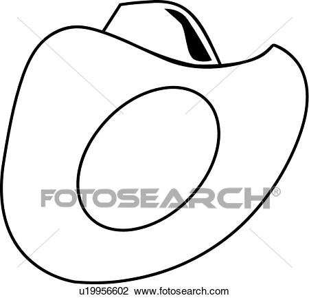 450x433 Cowboy Hat Drawing