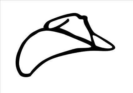 425x300 Cowboy Hat Decal Fits Any Car Or Truck Automotive