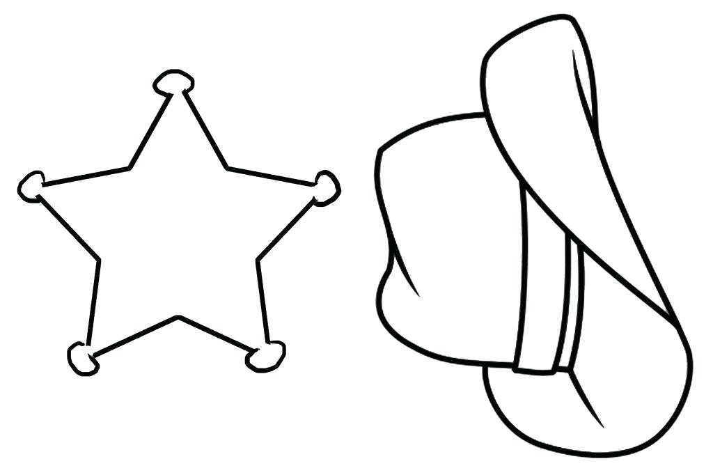 1024x682 Free Cowboy Hat Coloring Pages Printable