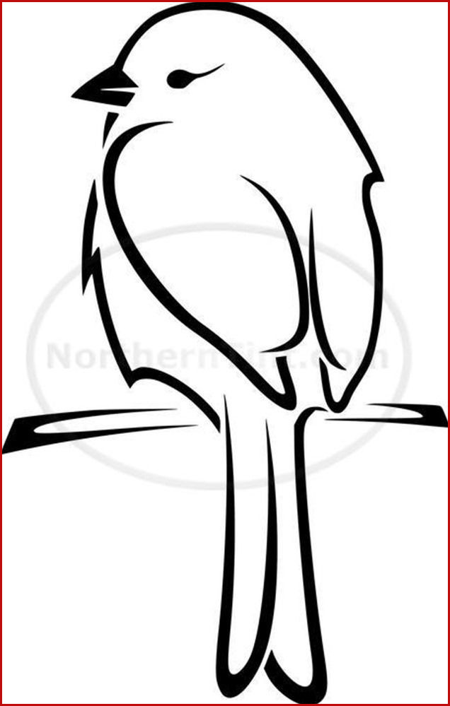636x999 Bird Line Drawing Cowboy Hat Coloring