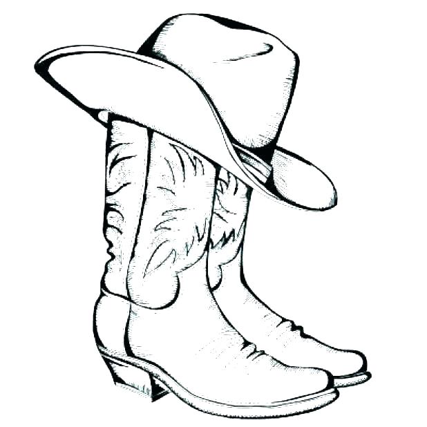 Cowboy Line Drawing | Free download on ClipArtMag