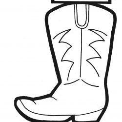 250x250 Cowboy Boots Drawing Step
