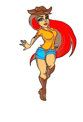 320x468 How To Draw A Cowboy Draw Cowboy Shooting