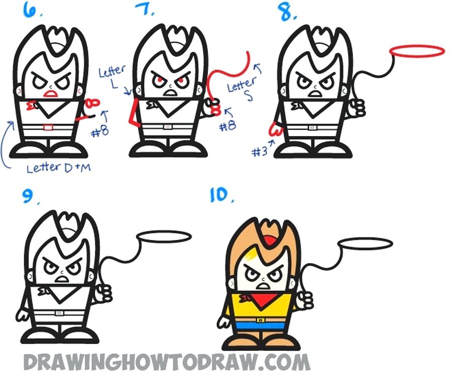 900x741 How To Draw Cowboys