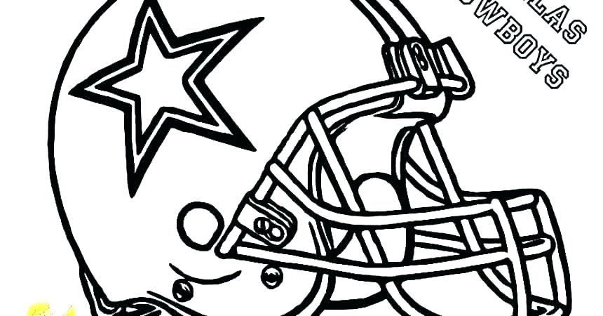 860x450 Cowboy Coloring Pages Free Printable Football Dallas Colori Dpalaw