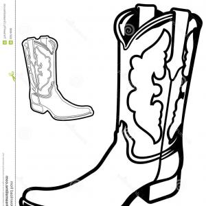 Cowgirl Boots Drawing | Free download on ClipArtMag