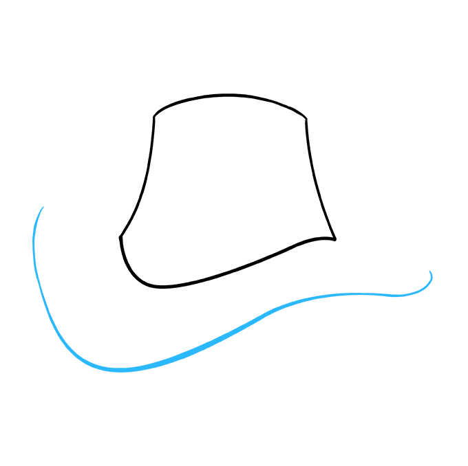 680x678 How To Draw A Cowboy Hat
